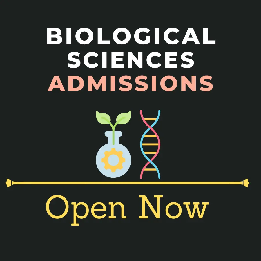 Biological Sciences Admissions