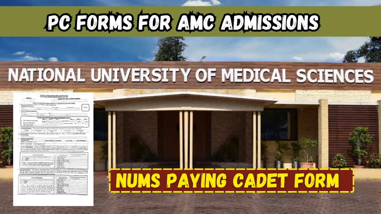 Paying Cadets Forms