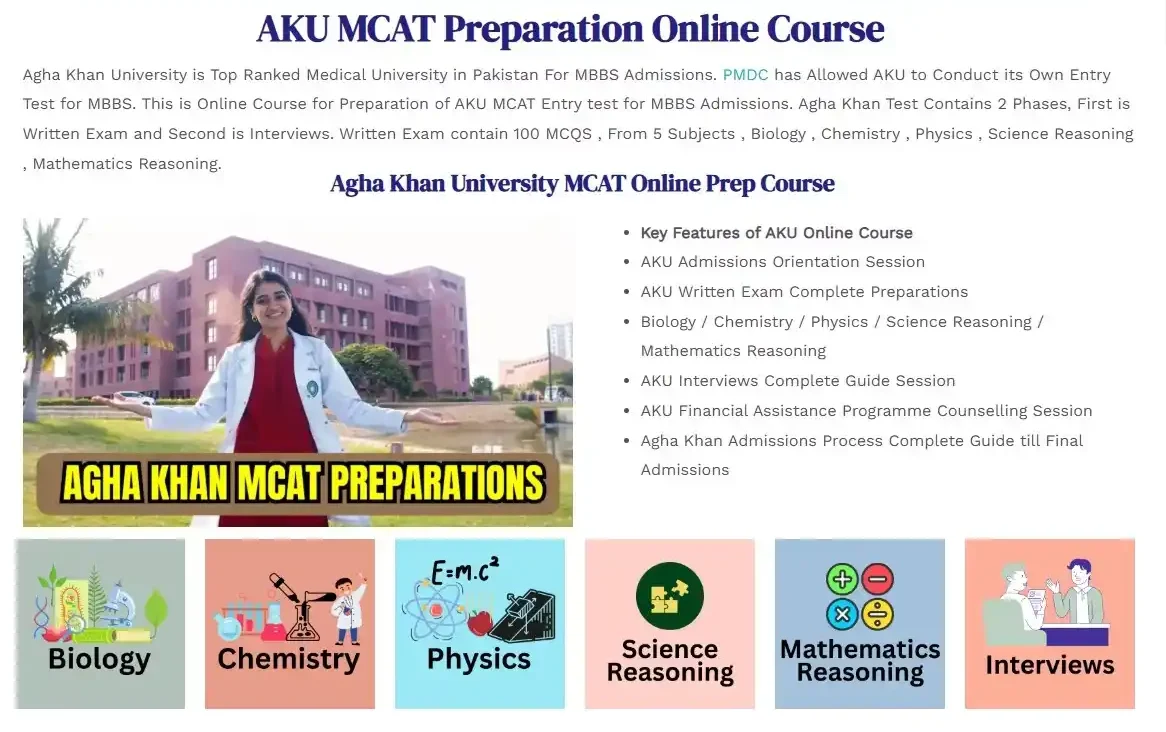 AKU MCAT Online Prep Session