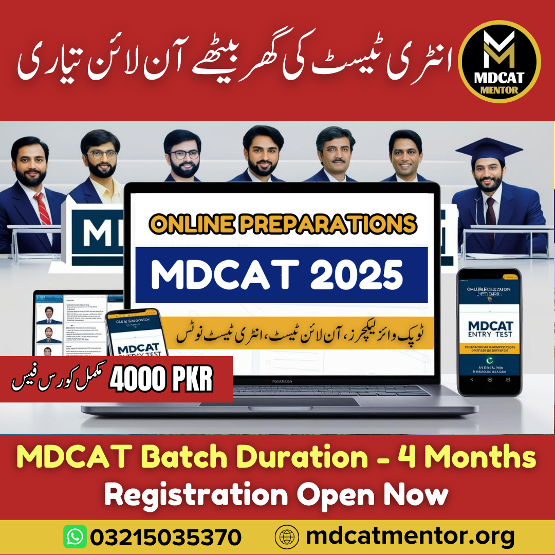 MDCAT Online Prep Session 2025