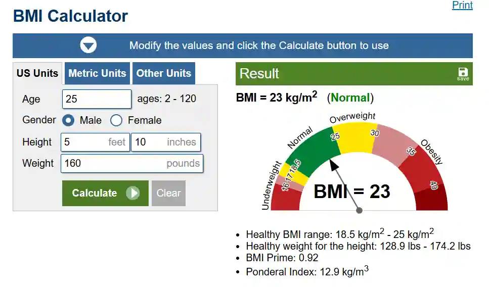 BMI Calculator