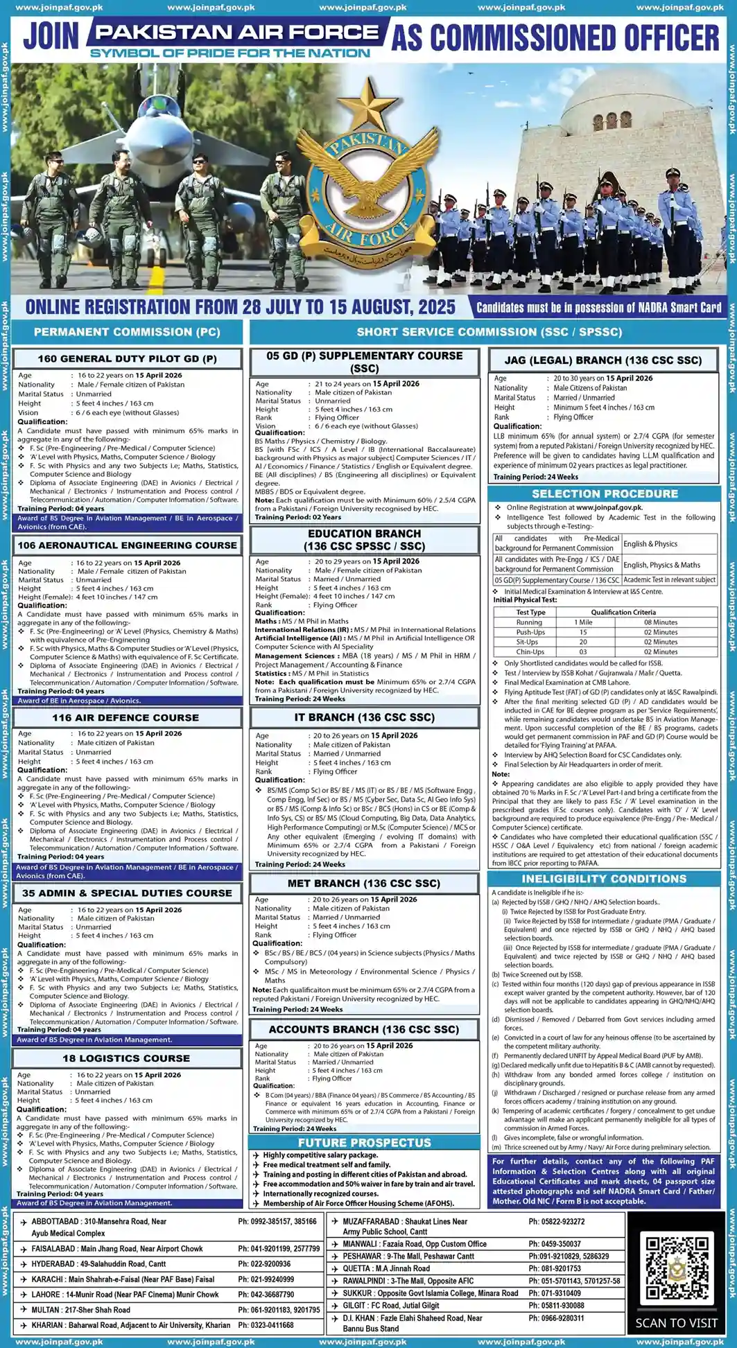 Join pAF as GP Pilot 2025 advertisement