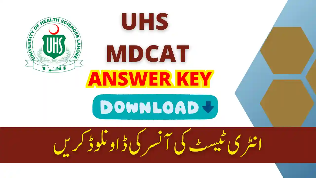 UHS MDCAT 2025 Ans Key