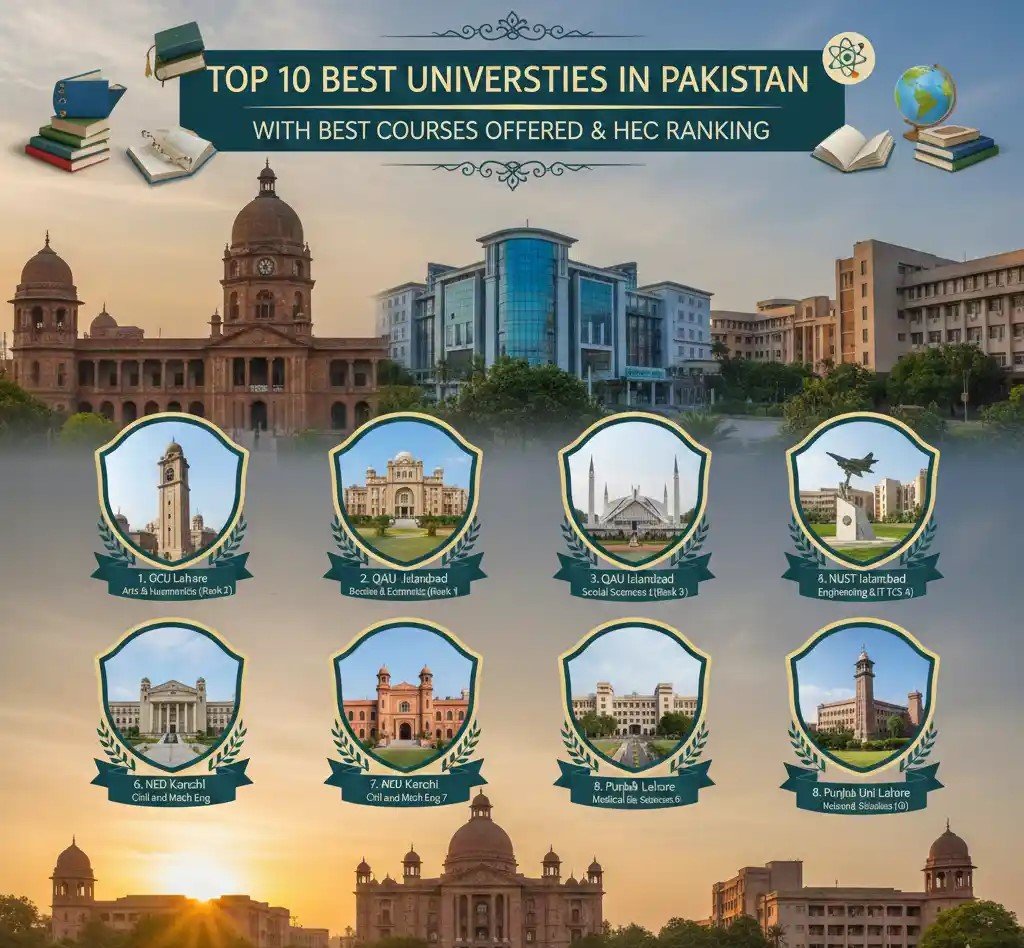 Top 10 Best Universities in Pakistan