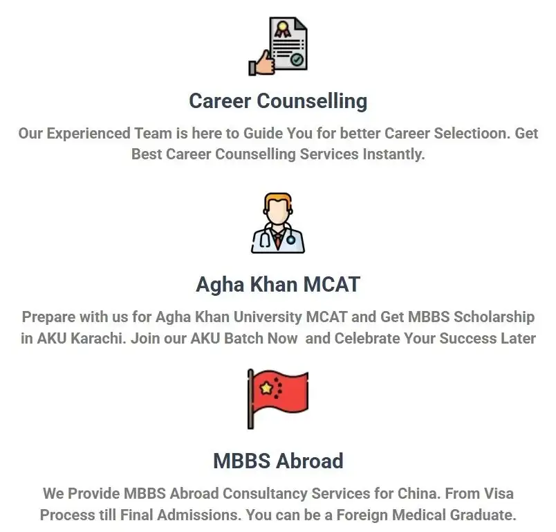 MDCAT Mentor Services
