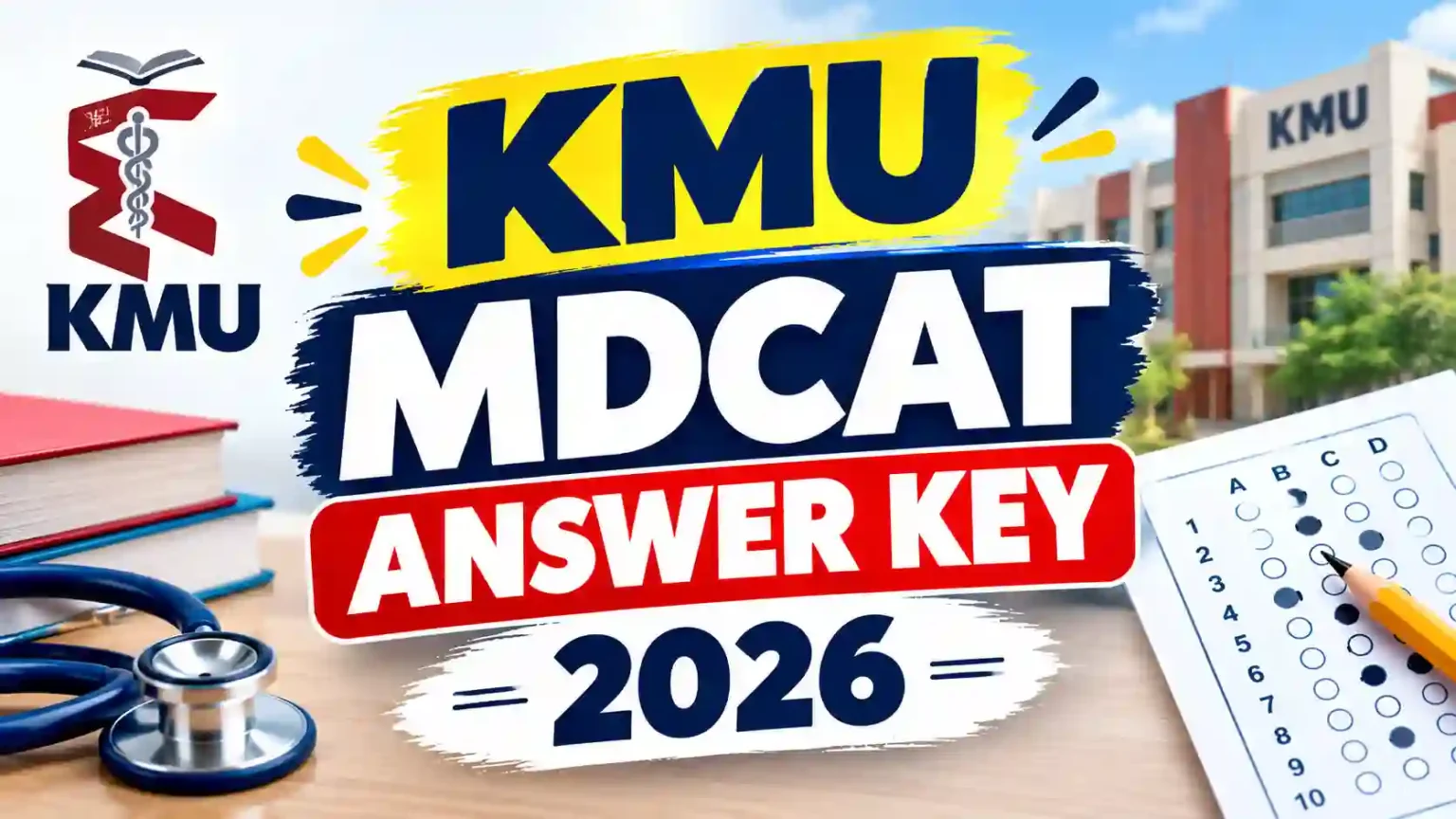 KMU MDCAT Answer Key 2026